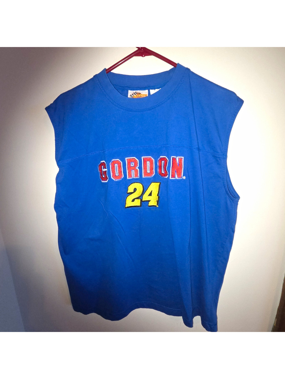 Jeff Gordon #24 Winners Circle NASCAR Sleeveless Shirt Mens XL Blue Racing